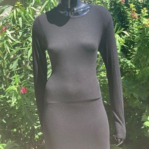 Black long sleeve Maxi